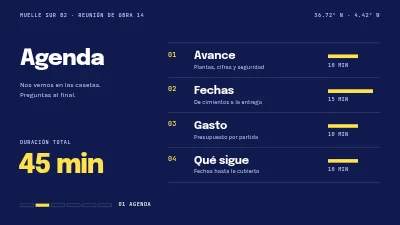 Página 2 de Proyecto de obra — reunión de seguimiento