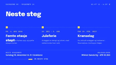 Side 6 av Byggeprosjekt — statusmøte
