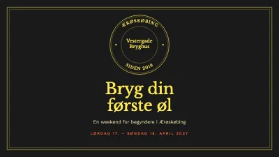 Side 1 af Ølbrygning for begyndere — brygweekend