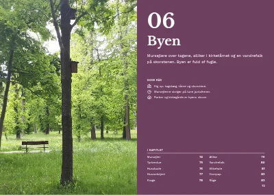 Side 72–73 af Fugleguide for naturcenter – 96 sider