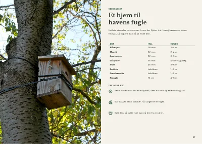 Side 86–87 af Fugleguide for naturcenter – 96 sider
