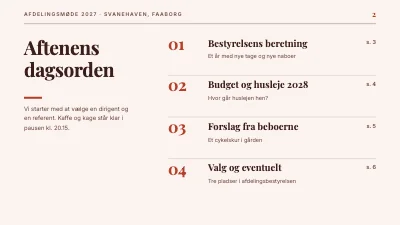 Side 2 af Afdelingsmøde — boligafdeling