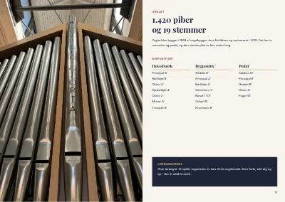 Side 12–13 af Program for kirkekoncerter – 16 sider