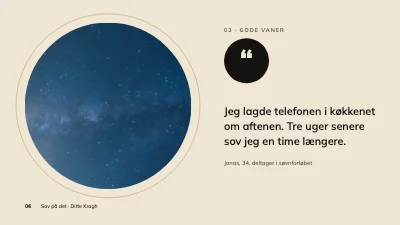 Side 6 af Foredrag om søvn — Sov på det