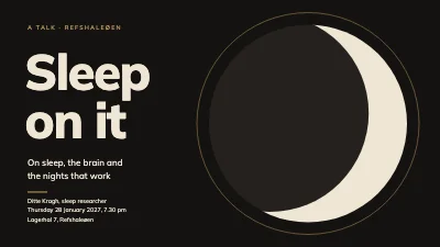 Sleep talk — Sleep on it