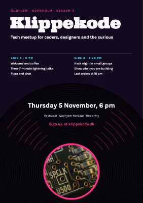 Tech meetup — new season
