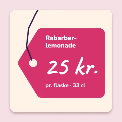 Prismærke til rabarberlemonade