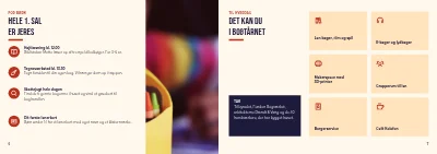 Side 6–7 af Program for indvielse af nyt bibliotek – 8 sider