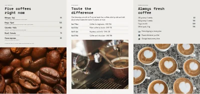 Page 2 de Coffee roastery: coffees and subscription