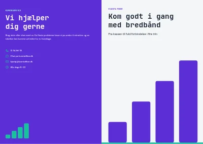 Omslag af Kom godt i gang med bredbånd – 8 sider