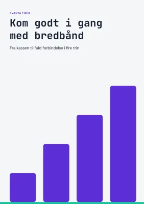 Kom godt i gang med bredbånd – 8 sider