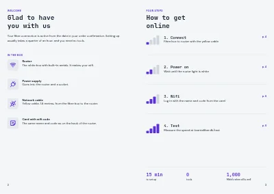 Pages 2–3 of Getting started with broadband – 8 pages