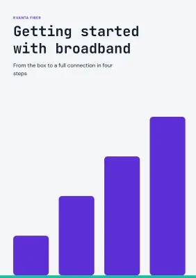 Getting started with broadband – 8 pages