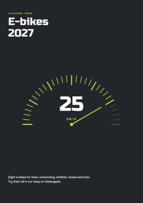 E-bike product guide for a bike shop – 24 pages