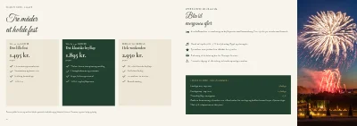 Side 10–11 af Brochure for bryllups- og festlokale på herregård – 12 sider