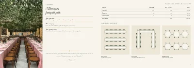 الصفحات 6–7 من Brochure for a manor house wedding and party venue – 12 pages