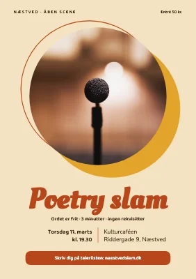 Poetry slam — åben scene
