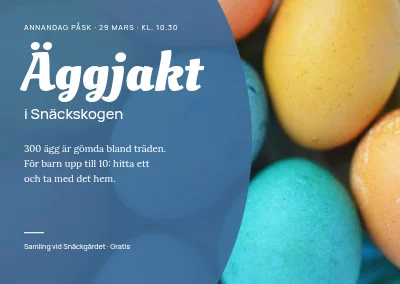 Äggjakt i Snäckskogen — Visby