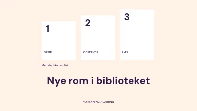 Nye plasser på biblioteket