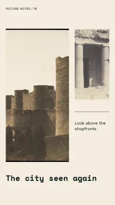 Page 1 of The city seen again · Study sheet