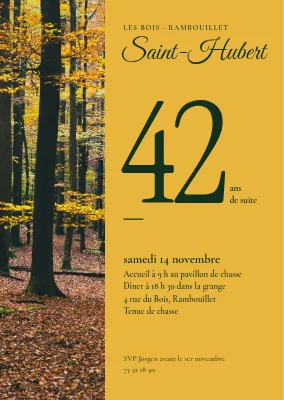 Chasse et dîner de la Saint-Hubert — Kolding