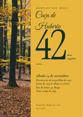 Caça e jantar de Hubertus — Kolding