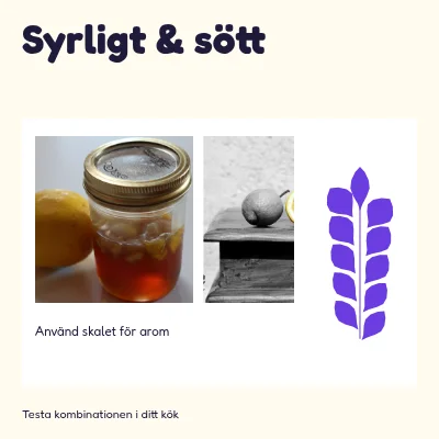Skarpt & sött · livfullt lärande