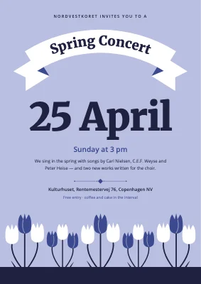 Spring concert — choir in Nordvest