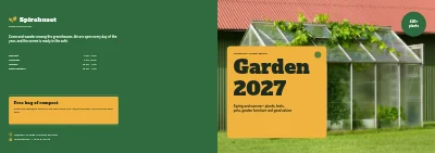 Cover of Season catalogue for a garden centre – 96 pages