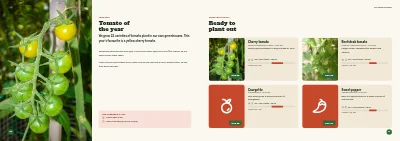 Pages 30–31 of Season catalogue for a garden centre – 96 pages