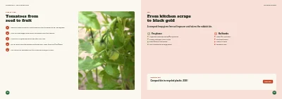 Pages 42–43 of Season catalogue for a garden centre – 96 pages