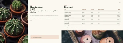 Pages 56–57 of Season catalogue for a garden centre – 96 pages