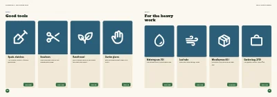 Pages 60–61 of Season catalogue for a garden centre – 96 pages