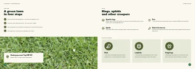 Pages 76–77 of Season catalogue for a garden centre – 96 pages