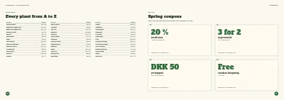 Pages 90–91 of Season catalogue for a garden centre – 96 pages