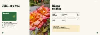 Pages 92–93 of Season catalogue for a garden centre – 96 pages
