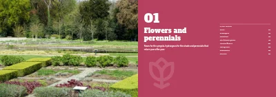 Pages 8–9 of Season catalogue for a garden centre – 96 pages