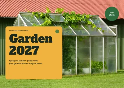 Season catalogue for a garden centre – 96 pages