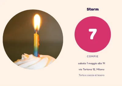 Storm turns seven