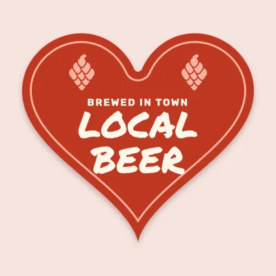 The local beer heart