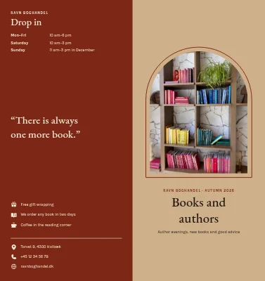Bookshop author evenings