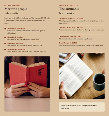 Σελίδα 2 του Bookshop author evenings