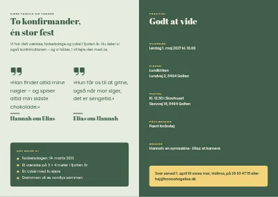 Side 2 af Tvillingekonfirmation med to buer