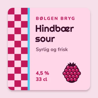 Hindbær-sour med tern