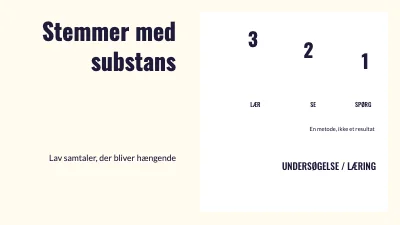 Side 1 af Stemmer med substans