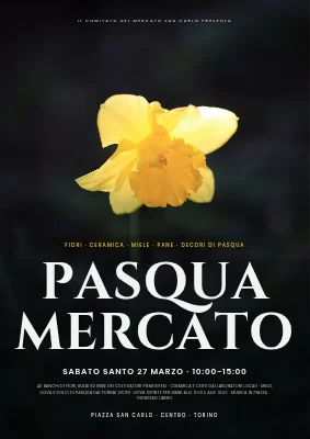 Mercatino di Pasqua ad Aarhus — stile locandina di film
