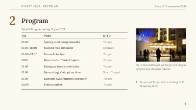 Side 4 av Eventplan — bygdefest i Hillerød