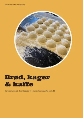 Brochure for bageri og café – 16 sider