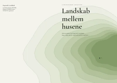 Omslag af Portfolio for landskabsarkitekt – 24 sider
