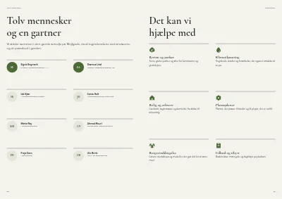 Side 20–21 af Portfolio for landskabsarkitekt – 24 sider